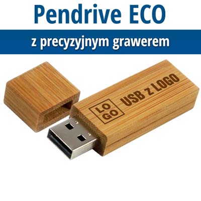 Pendrive ECO z nadrukiem