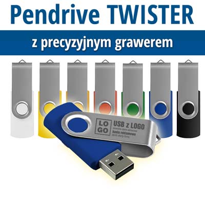Pendrive TWISTER z grawerem