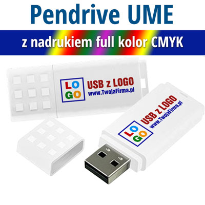 Pendrive UME z nadrukiem