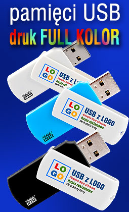 pendrive z nadrukiem full kolor CMYK