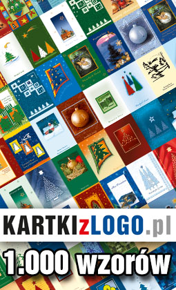 kartki świąteczne z logo firmy