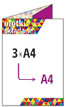 ulotki składane 3xA4 do A4