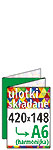 ulotki składane 420x148 do A6 (harmonijka)