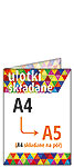 ulotki składane A4 do A5