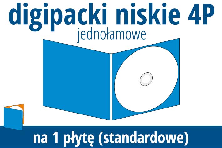 digipacki 4P na 1 płytę (standard)